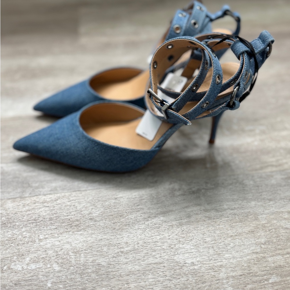 NWT, Express Denim Pumps Size 8